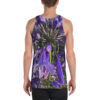 Beehave Goods - Mens Tank Top – Purple Floral - Image 4