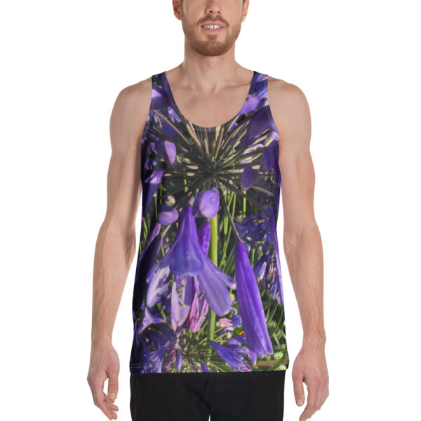 Beehave Goods - Mens Tank Top – Purple Floral