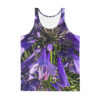 Beehave Goods - Mens Tank Top – Purple Floral - Image 2