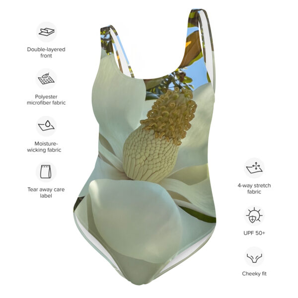 BeeHave Goods – White Floral One Piece Swimsuit - Image 7