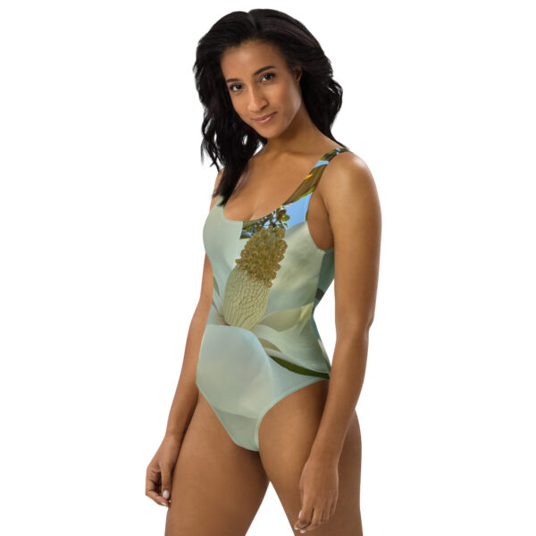 BeeHave Goods – White Floral One Piece Swimsuit - Image 4