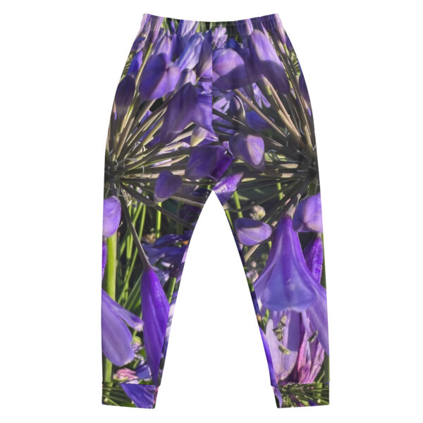 BeeHave Goods – Purple Floral Sweatpants – Unisex - Image 3