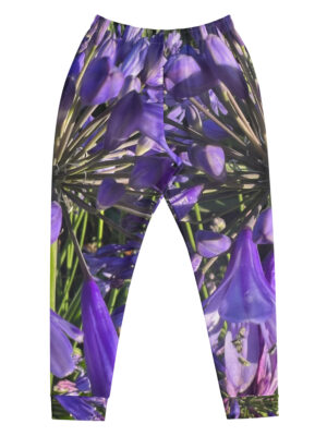 BeeHave Goods – Purple Floral Sweatpants – Unisex