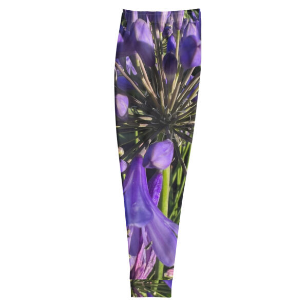 BeeHave Goods – Purple Floral Sweatpants – Unisex - Image 4