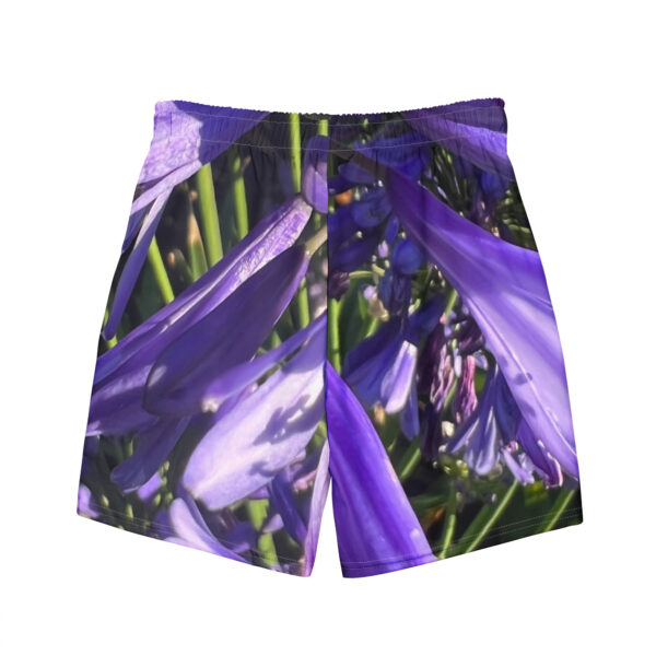 BeeHave Goods - Men's Purple Floral Swim Trunks - Image 2