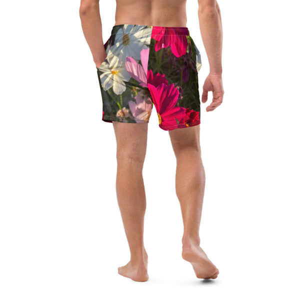 BeeHave Goods - Men's Wild Floral Swim Trunks - Image 6