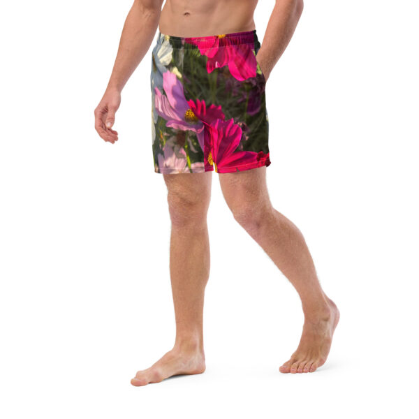 BeeHave Goods - Men's Wild Floral Swim Trunks - Image 4