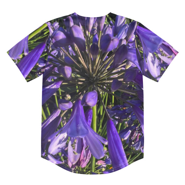 BeeHave Goods - Purple Floral Baseball Jersey - Unisex - Image 8