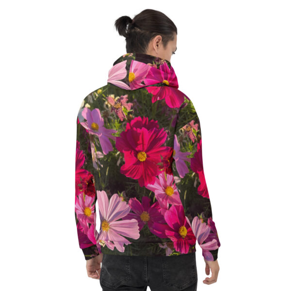 BeeHave Goods – Wild Floral Hooded Sweatshirt – Unisex - Image 5