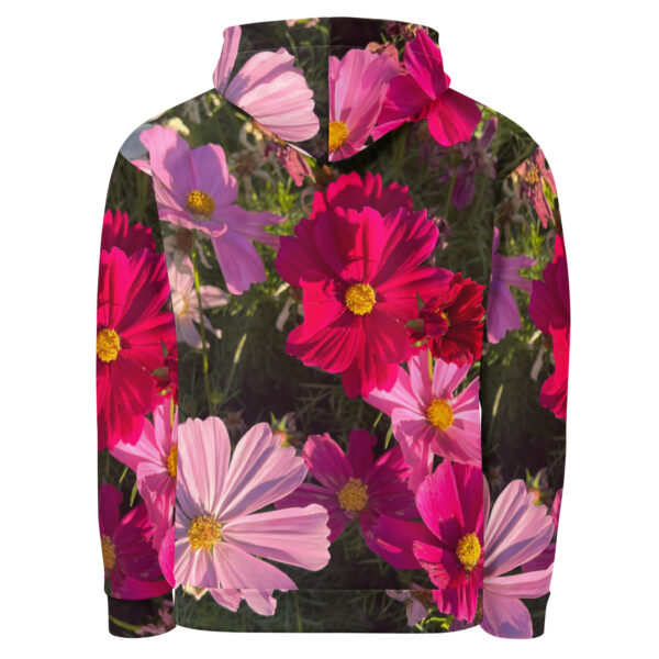 BeeHave Goods – Wild Floral Hooded Sweatshirt – Unisex - Image 7