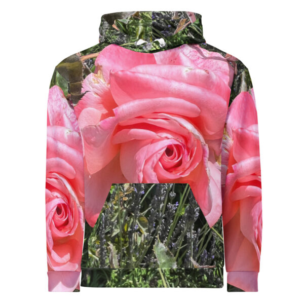 BeeHave Goods - Rose Floral Hooded Sweatshirt - Unisex