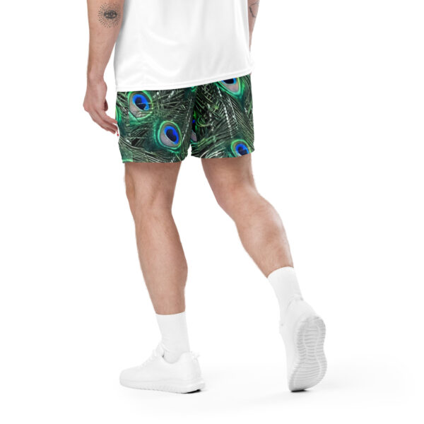 BeeHave Goods – Peacock Sport Shorts – Unisex - Image 7