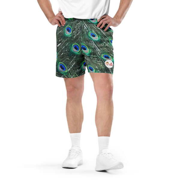 BeeHave Goods – Peacock Sport Shorts – Unisex - Image 4