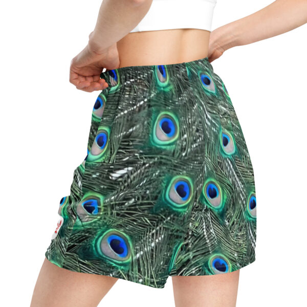 BeeHave Goods – Peacock Sport Shorts – Unisex - Image 5