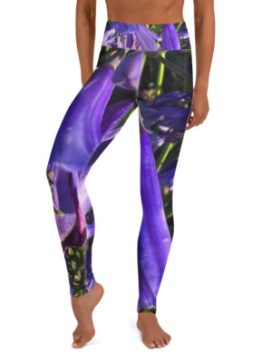 BeeHave Goods – Yoga Leggings – Purple Floral