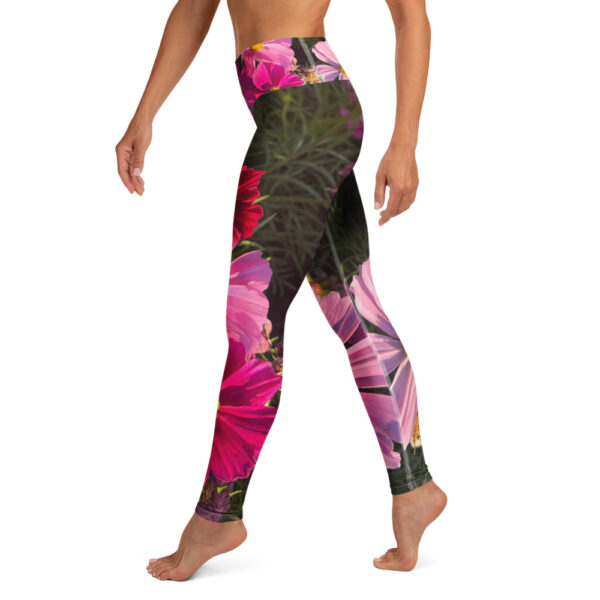 BeeHave Goods - Yoga Leggings - Wild Floral - Image 2