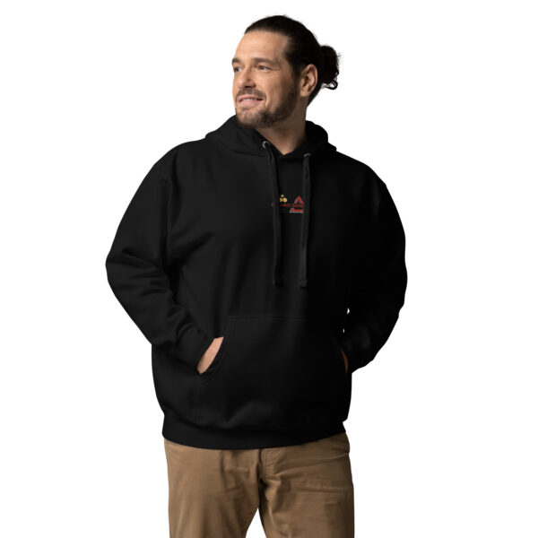 Beehave goods - Embroidered Hooded Sweatshirt - Bold Colors - Unisex - Image 3