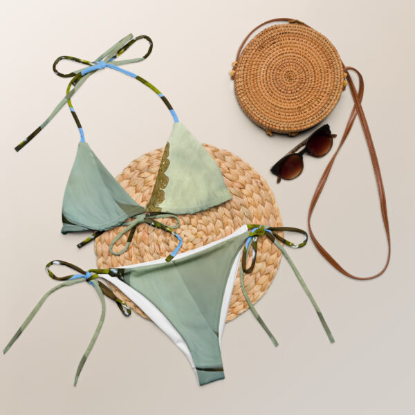 BeeHave Goods – White Floral String Bikini - Image 4