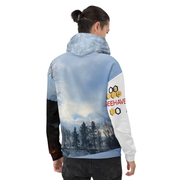 Beehave Goods - Winter Snow Hooded Sweatshirt - Unisex - Image 4