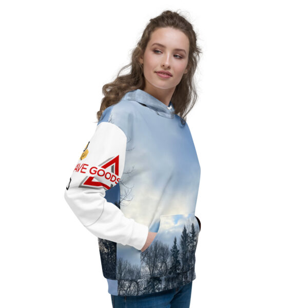 Beehave Goods - Winter Snow Hooded Sweatshirt - Unisex - Image 2