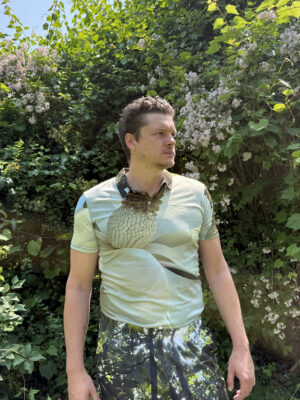 BeeHave Goods – White Floral Slim Fit Polo - Unisex