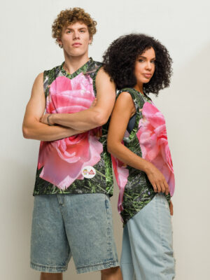Beehave Goods - Rose Floral Basketball Jersey