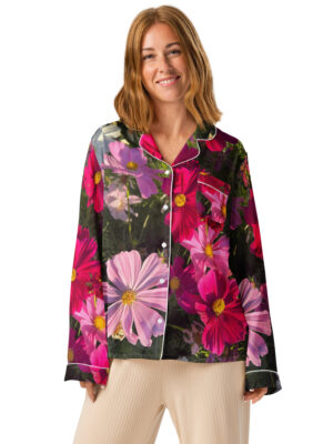 Beehave Goods - Women’s Wild Floral long sleeve pajama top