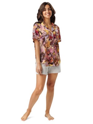 Beehave Goods - women’s Leaf short sleeve pajama top