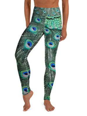 Beehave Goods – Yoga Leggings – Peacock