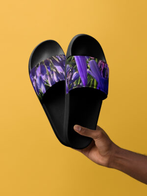 Beehave Goods - Men’s Slide Sandals - Purple Floral